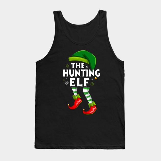 Hunting Elf Christmas Elf Party Tank Top by nmcreations